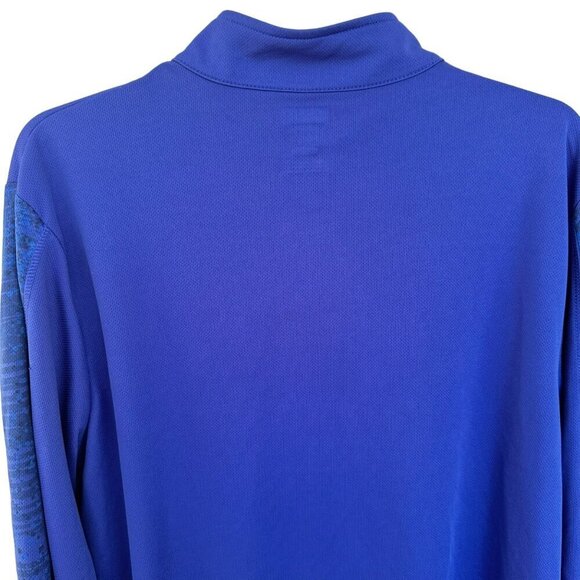 Men’s Majestic Therma Base NFL New York Giants Blue Football Pullover Size Large - Picture 8 of 12